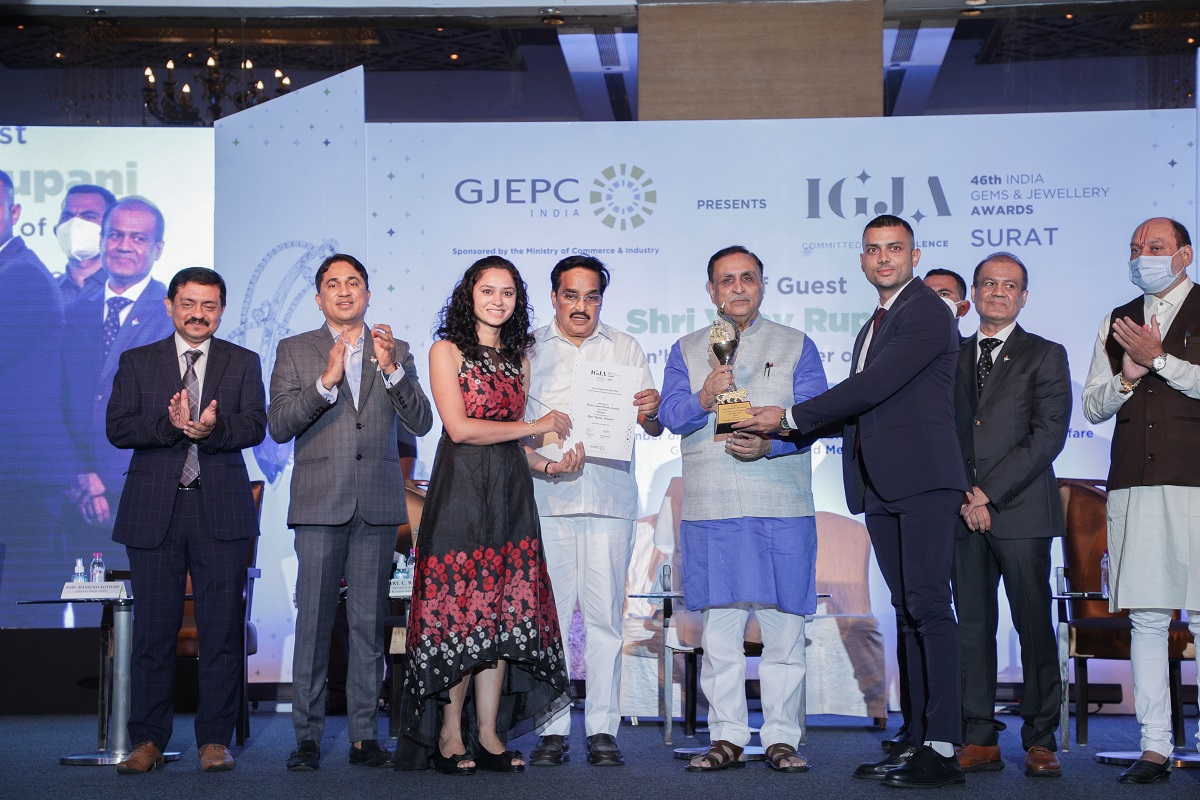 Kiran Gems Wins Esteemed IGJ Award For The 12th Consecutive Year